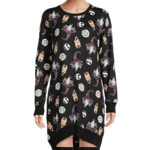 Disney Womens 3X Nightmare Before Christmas Sleepwear Sweater Cozy Comfy